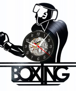 Ceas de perete cu tematică box – cadou perfect pentru fanii MMA, box și fitness