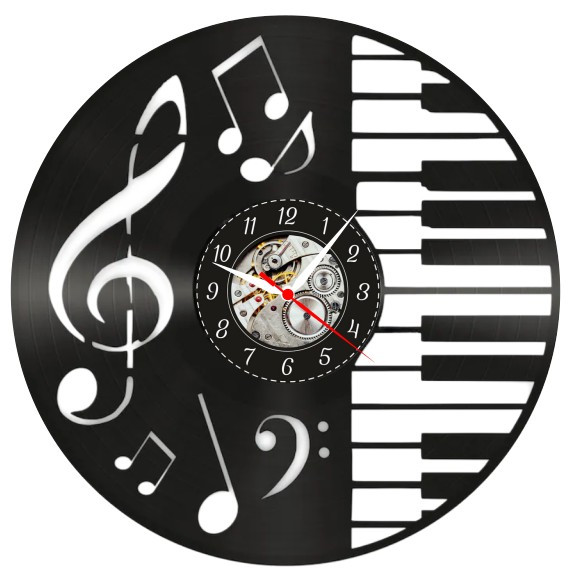 Home 11 Ceas Pian & Note Muzicale